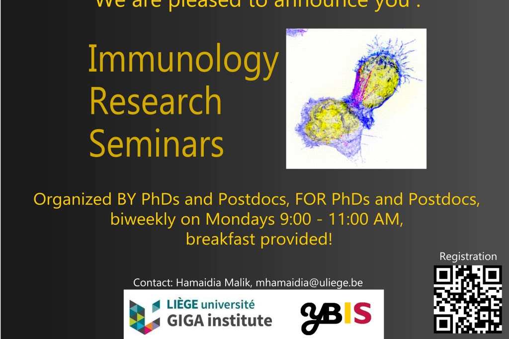 yBIS Immunology Research Seminars at&nbsp;ULiège
