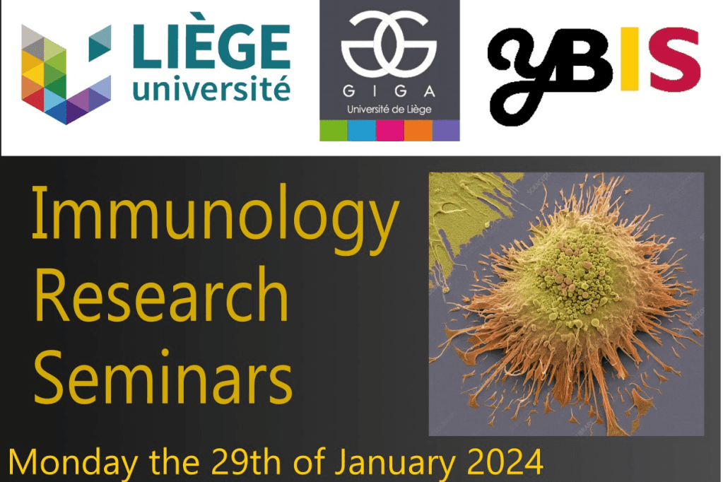 ULiège Immunology Research Seminar&nbsp;2024-01-29