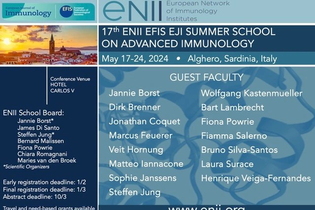 Registration 17th Summer School on Advanced Immunology –&nbsp;Sardinia